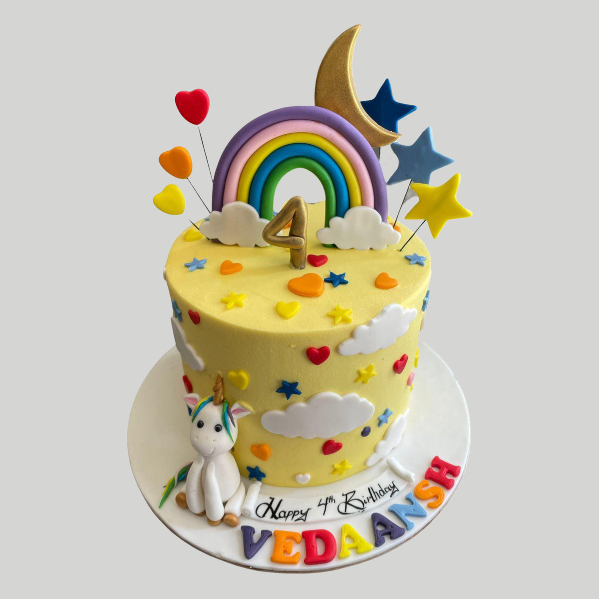 Star Rainbow Unicorn Cake – Crave by Leena