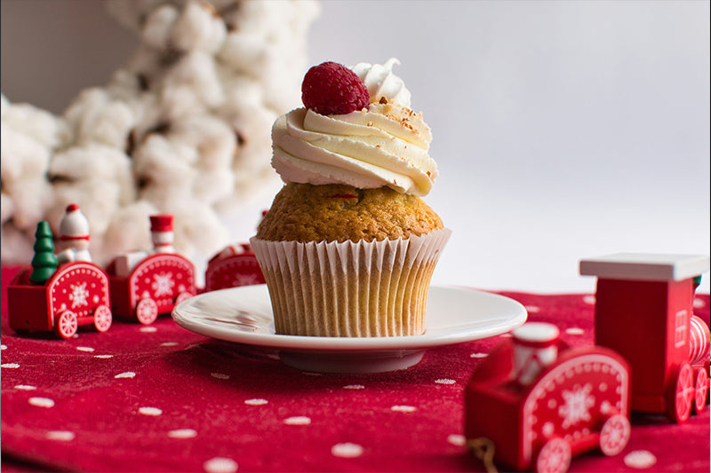 Christmas Cupcakes Made With Plant-Based Ingredients