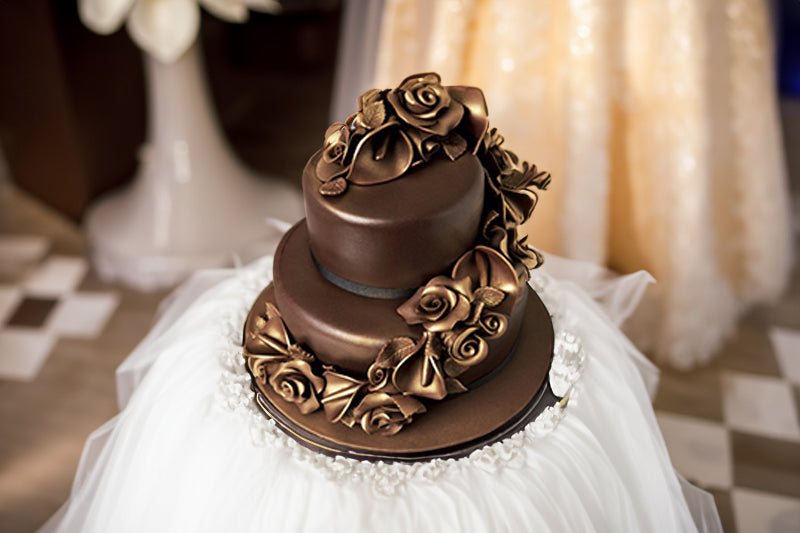 Unique 2-Tier Chocolate Truffle Cake Ideas for Weddings and Parties