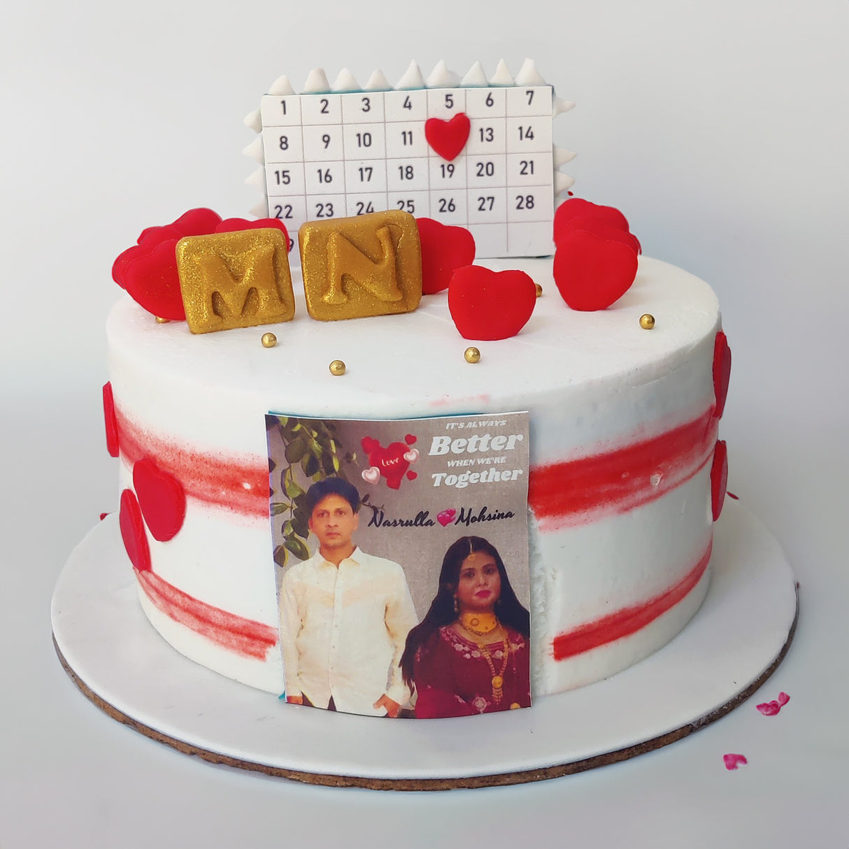 Anniversary Calendar Cake