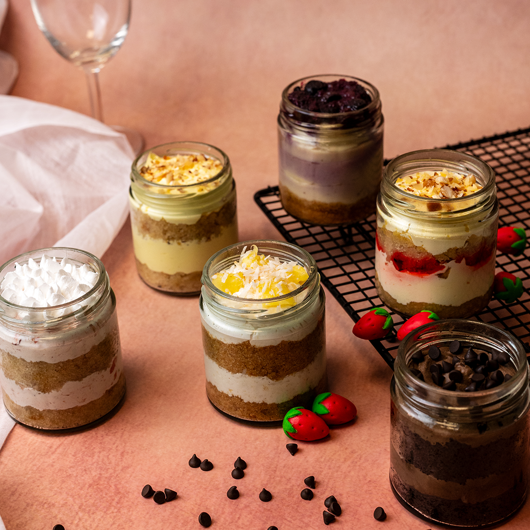 Assorted Desserts Jars