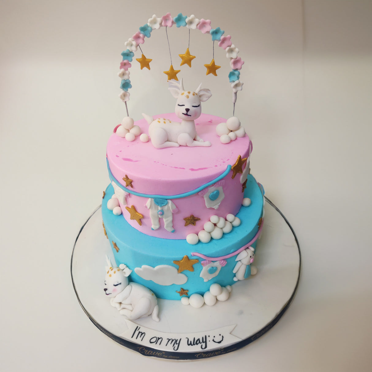 Baby Shower Bambi Cake: Say Hello to your little one - Bambi Style!