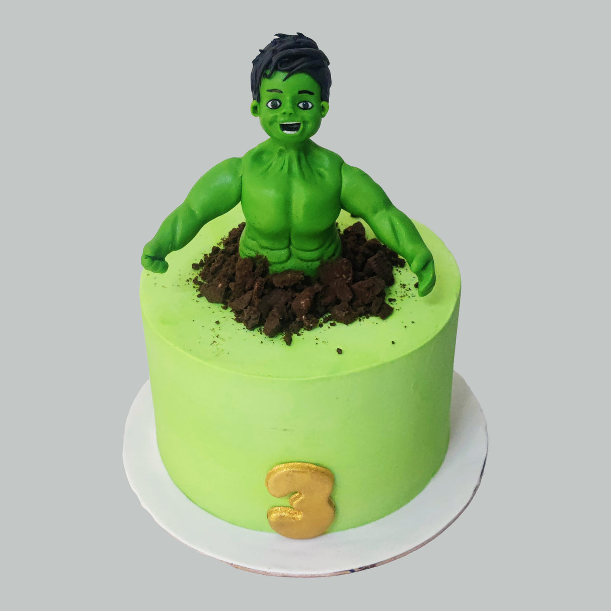 Cute Hulk cake