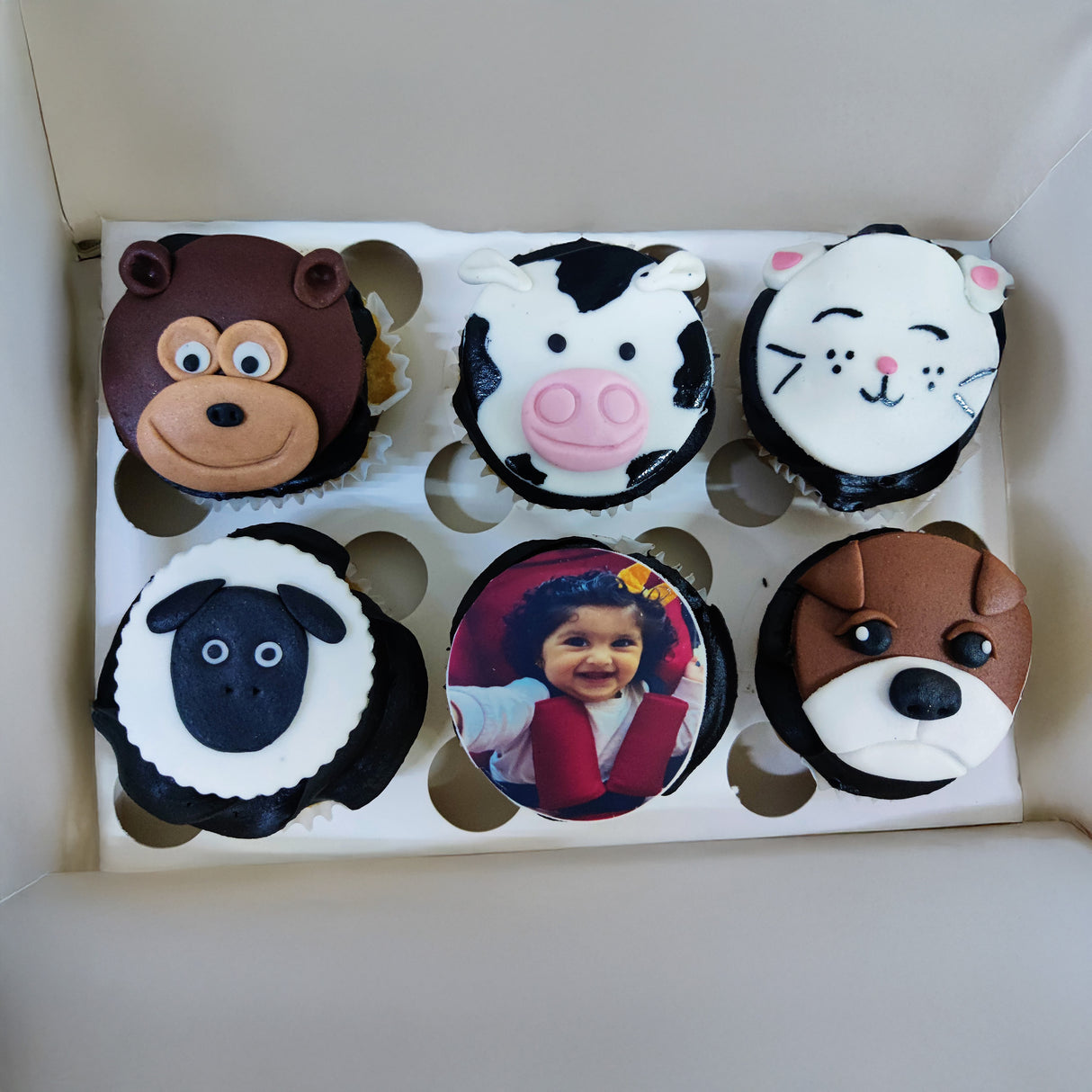 Farm Animal cupcakes