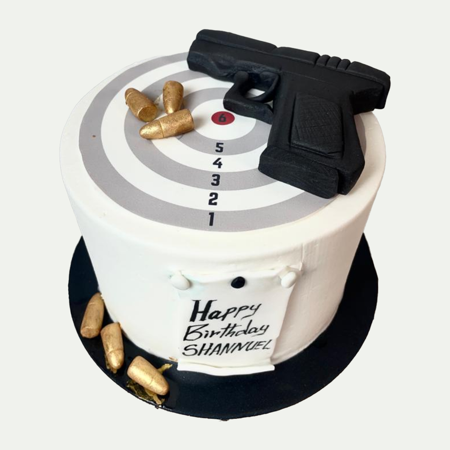 Gun 2025 cake pan