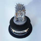 Iron Throne theme cake