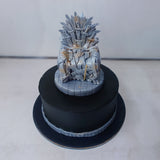 Iron Throne theme cake