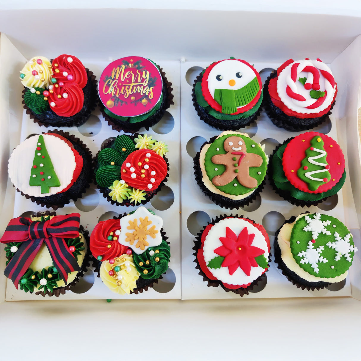 Jingle Bell Cupcakes