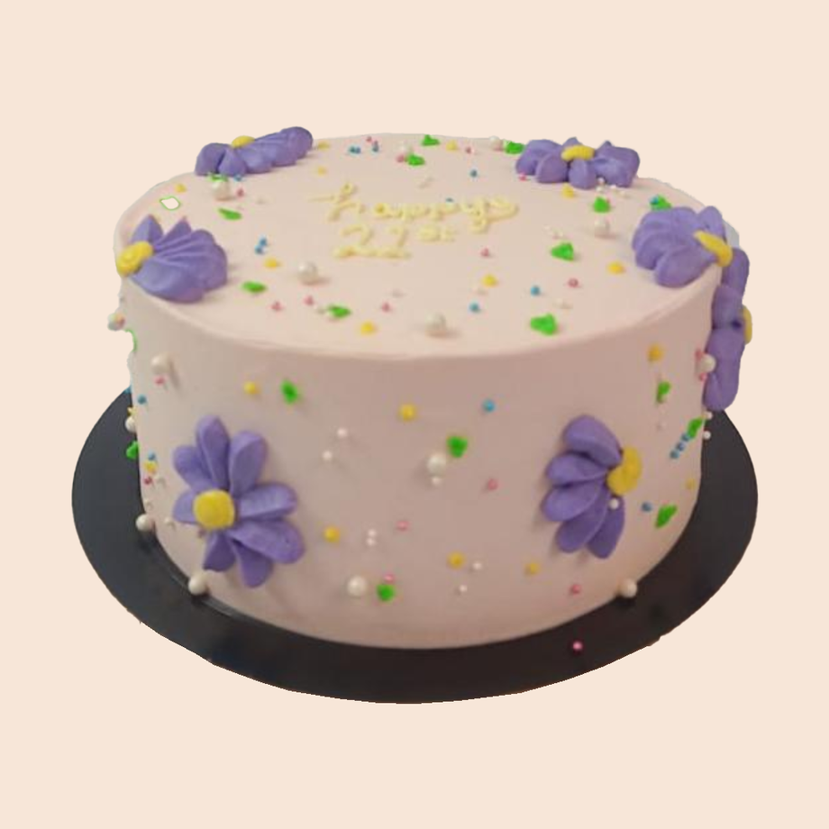 Purple Cake with Lemon Buttercream [VIDEO] - Sweet and Savory Meals