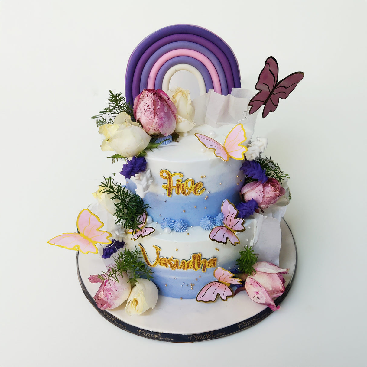 Lavender Butterfly Cake