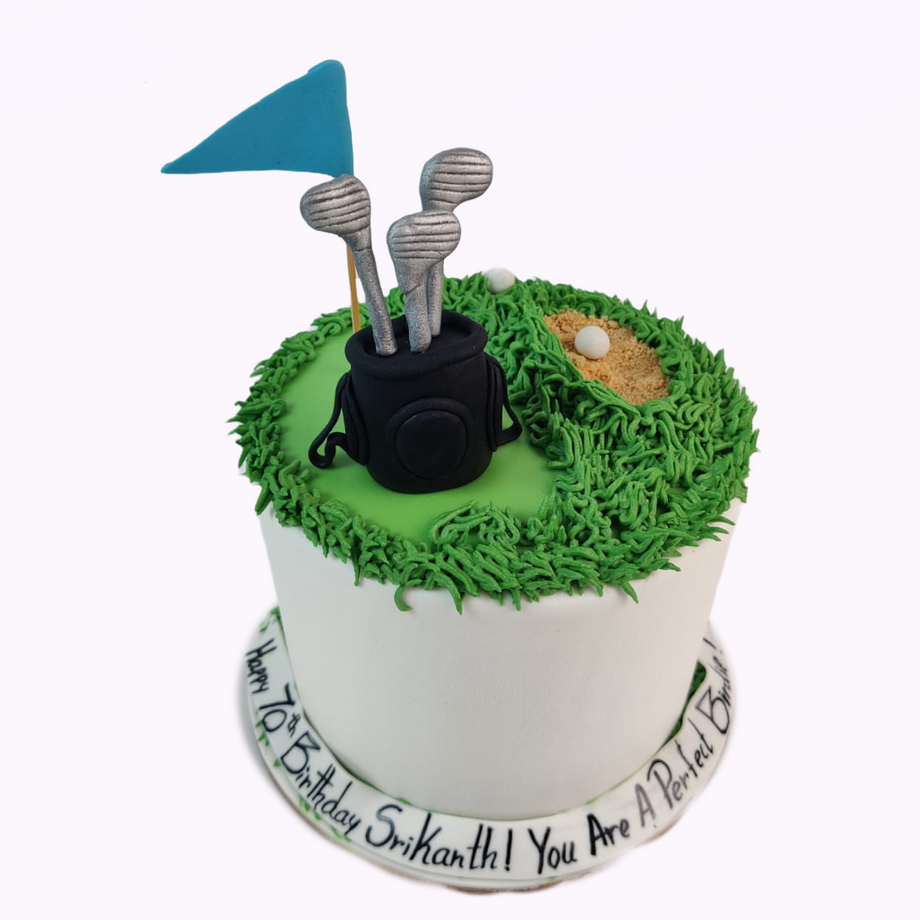 Golf Theme Cake – Harvard Sweet Boutique Inc