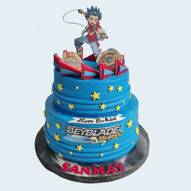 Beyblade cake - Crave by Leena