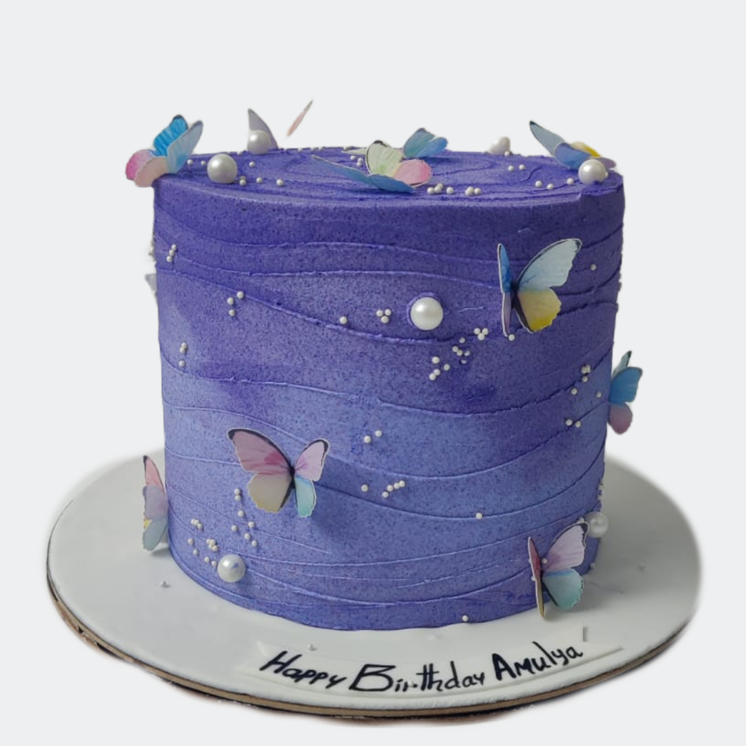 Buy Purple Fondant Cake-A Royal Indulgence