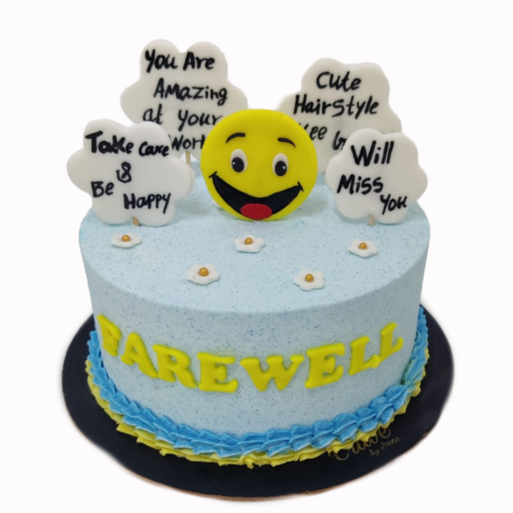 Farewell party cake … | Farewell cake, Party cakes, Going away cakes