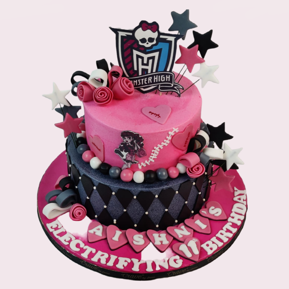 Monster High Cake | Monster High Cake Topper | Monster High Cupcake Toppers  | Monster High Theme | Monster High Cookies | Monster High Edible Image |  Monster High Cake Strips |