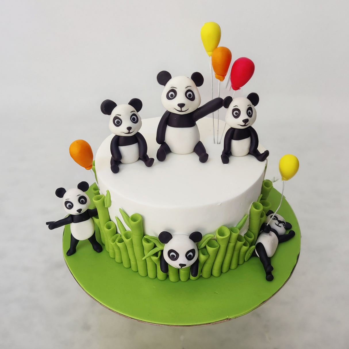 Panda Theme Cake