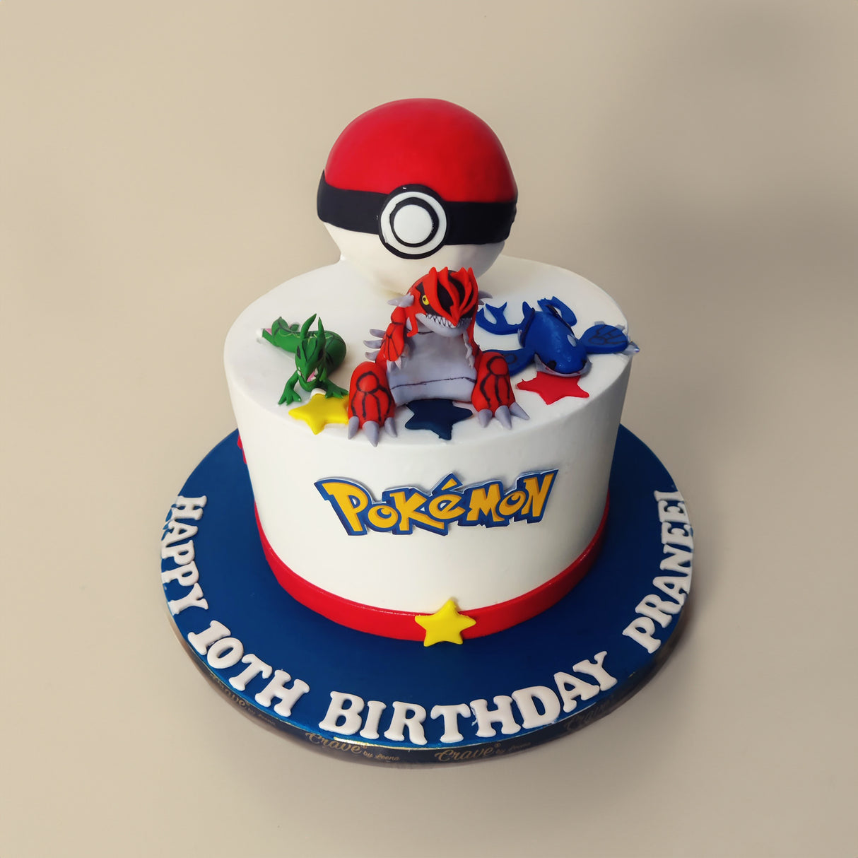 Pokemon theme cake