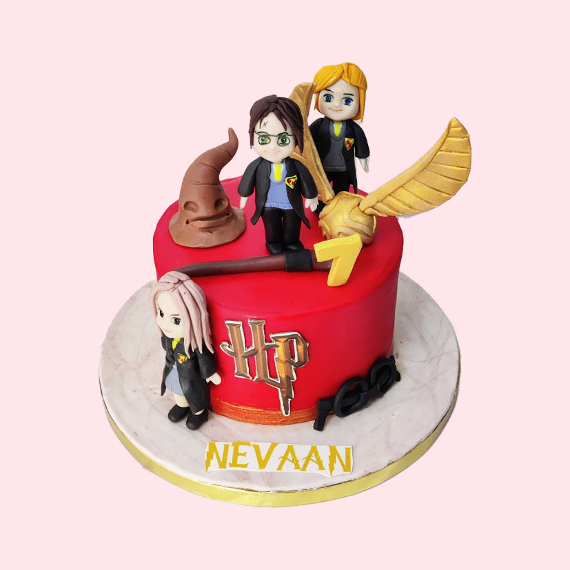 Red Harry Potter Cake