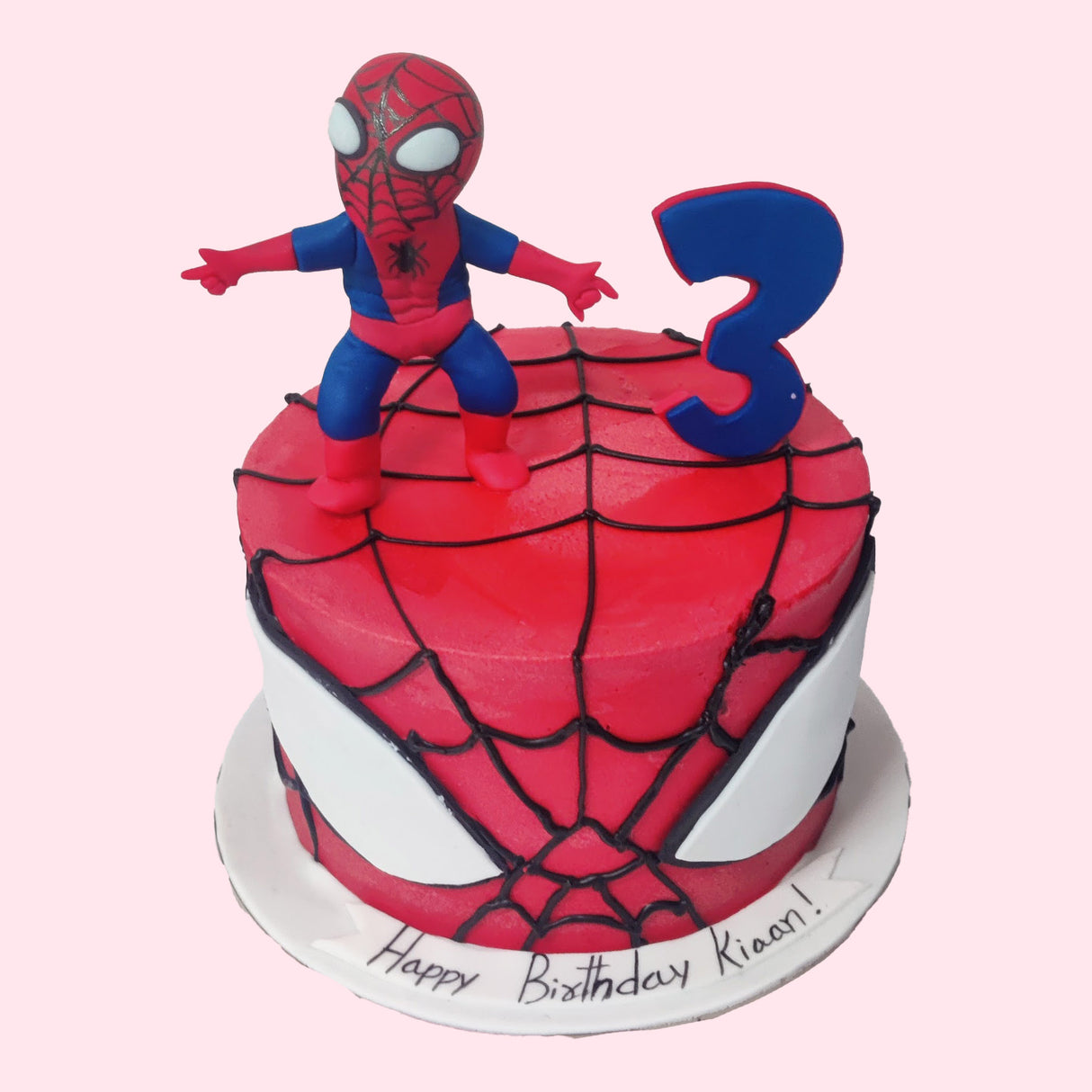 Spidey's Webbed Wonder Cake