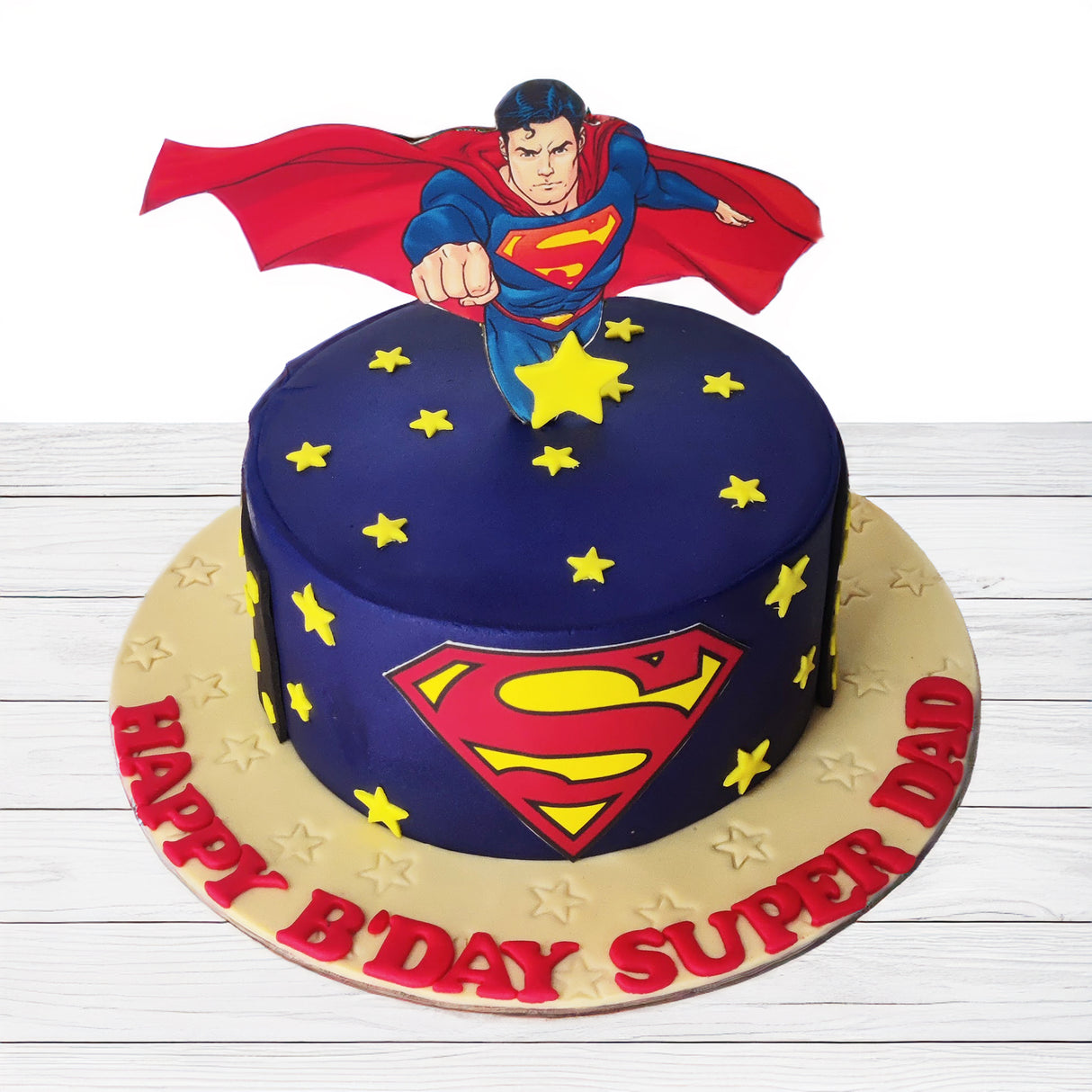 Superman Galaxy Cake - Crave by Leena