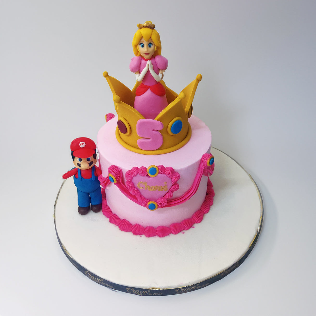 Super Mario Princess Peach Theme Cake