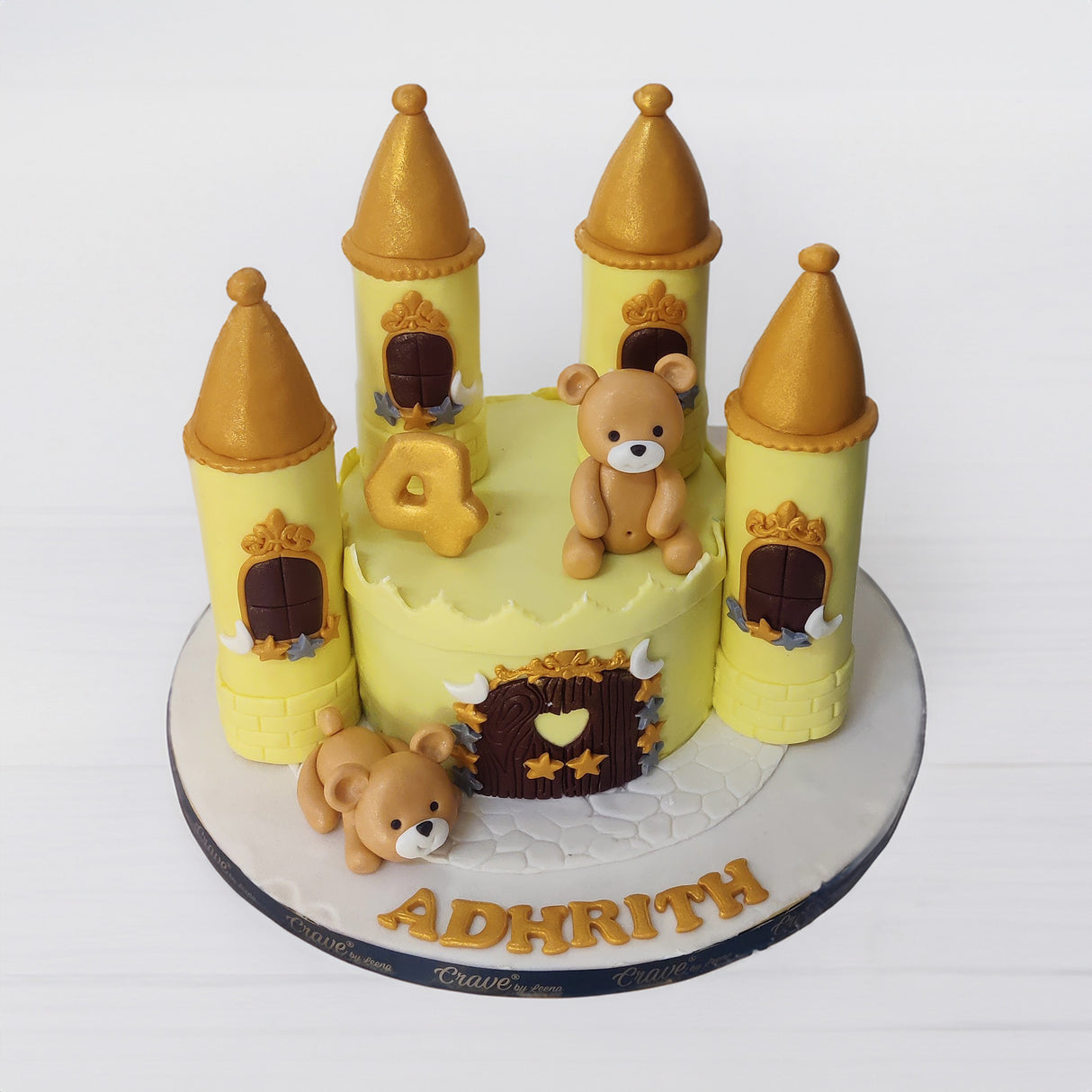 Teddy Castle Cake