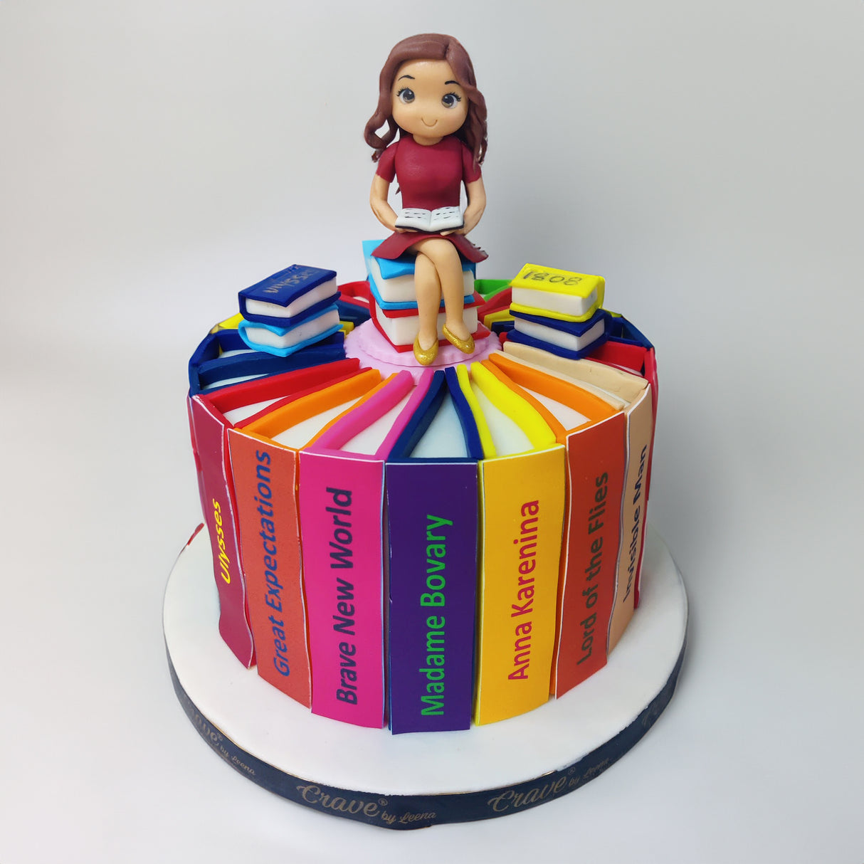 The Library Girl cake