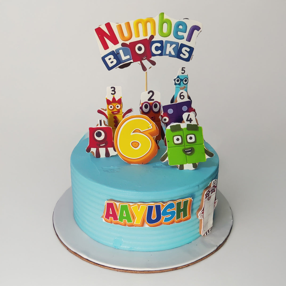 The Number Blocks cake