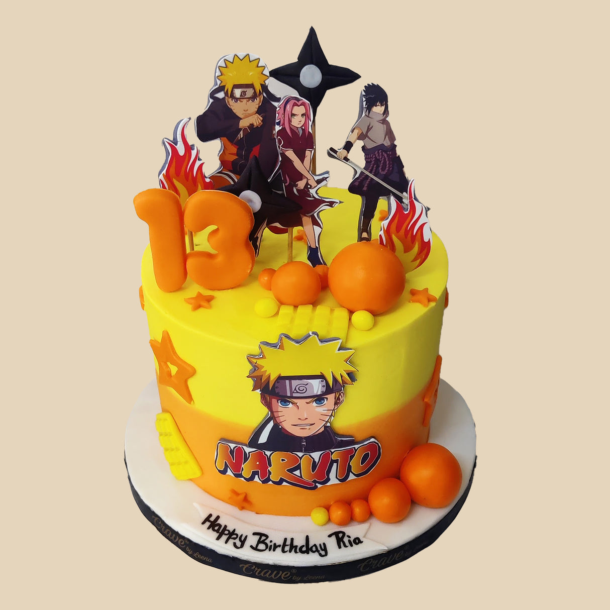 The Super Naruto cake