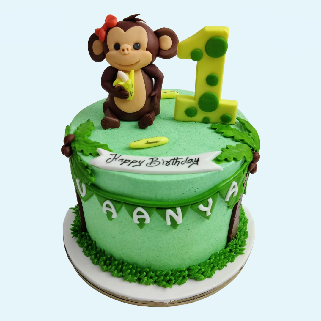 Monkey Theme Cake – Crave by Leena