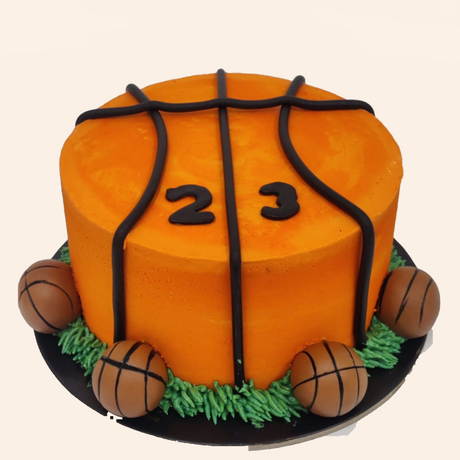 Basket Ball Cake - Crave by Leena