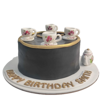 Personalized Tea Coffee Cup Cake Topper Tea Lover Birthday Party Any Name  Age | eBay