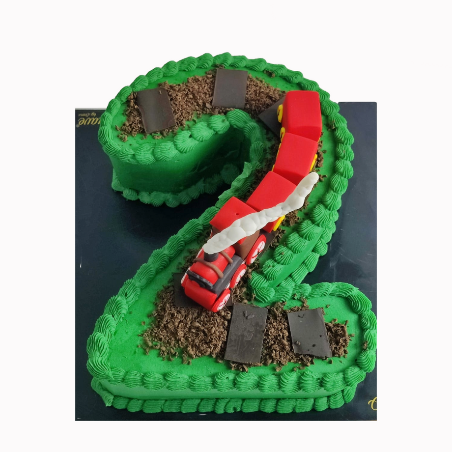 Racetrack Cake/2Nd Birthday Cake - CakeCentral.com