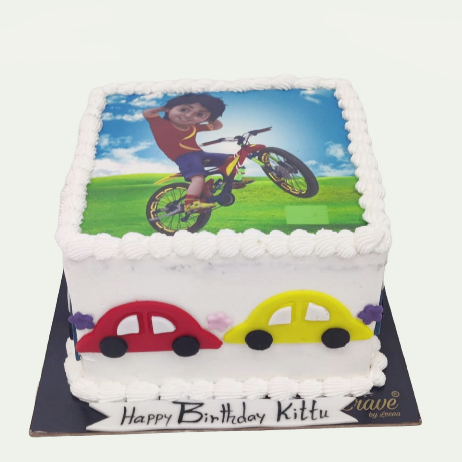 Photo Print Cake (Shiva cartoon ) | Photo print cake, Cake images, Cartoon  cake