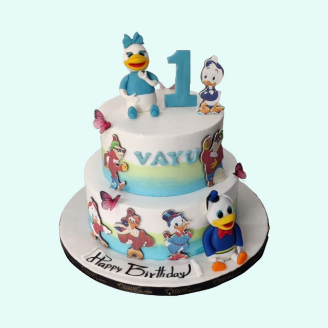 3KG, 2Tier WnB Donald Duck Fam - Crave by Leena