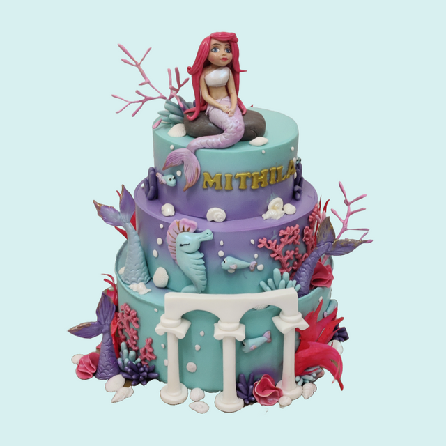 4KG,3 Tier CT Mermaid world - Crave by Leena