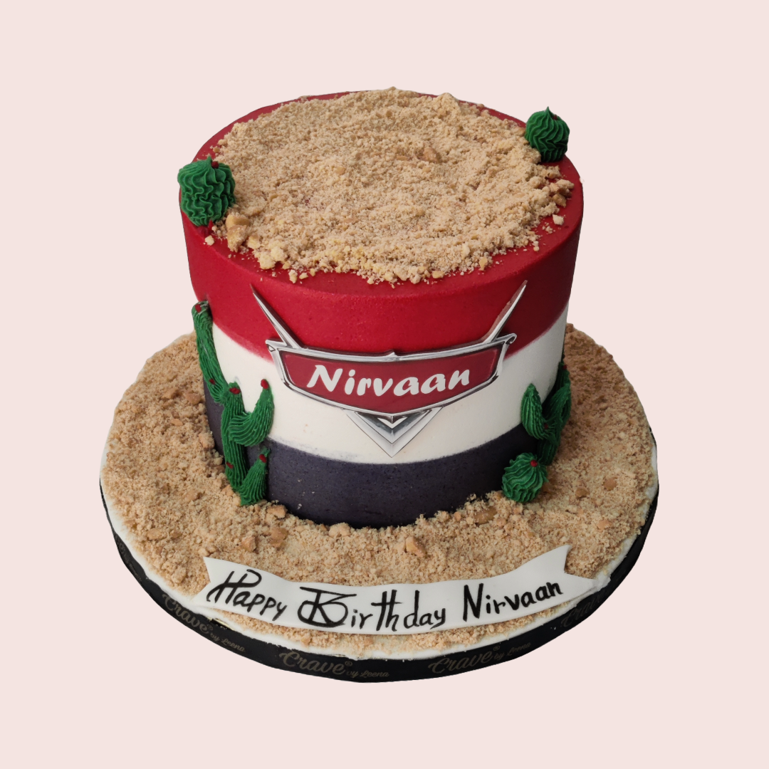 2KG CT 3 Color faultline decor Cake - Crave by Leena