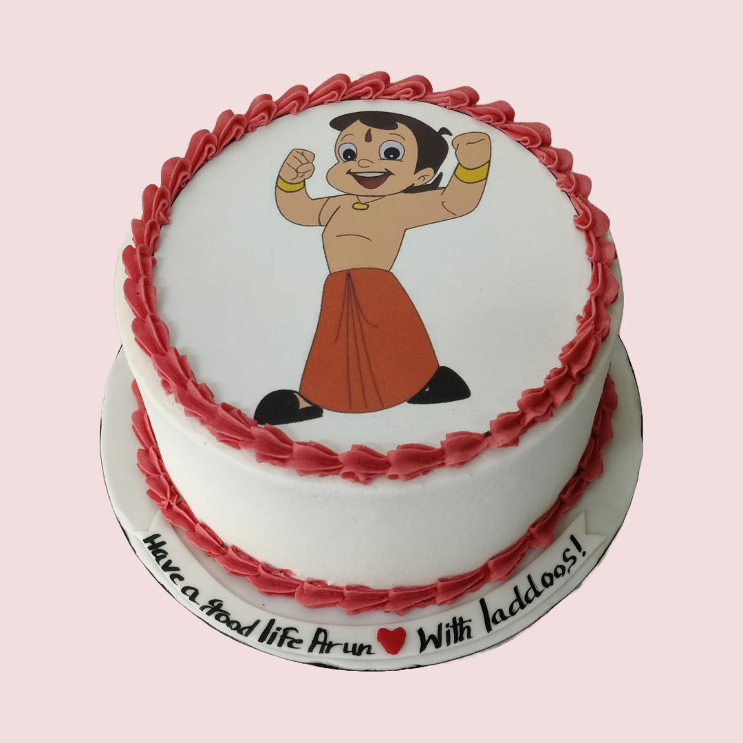 Customized/Personalized (Chota Bheem Happy Birthday Cake Topper)