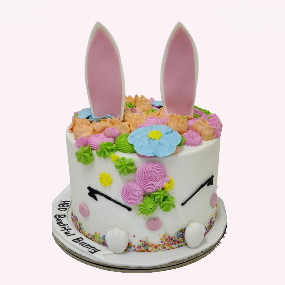 Bunny birthday cake - Cake Journal