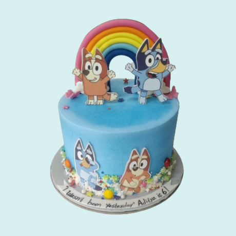 Bluey the Dog cake - Crave by Leena