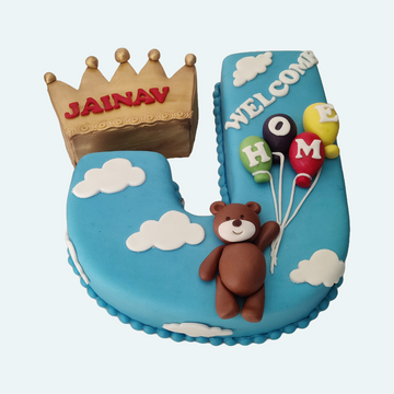 Jungle theme cake | Fondant based cake - Levanilla ::