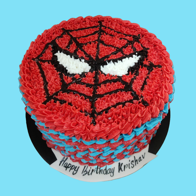 1 KG W&B Simple spidey cake - Crave by Leena