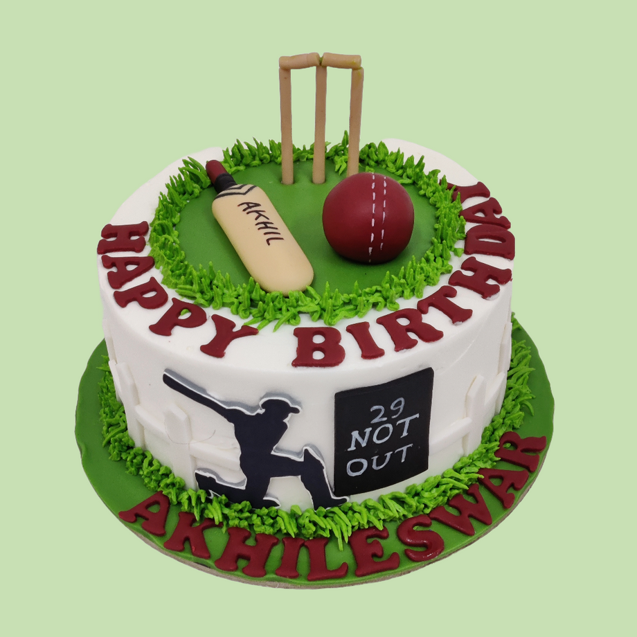 Cricket Designer cake – Bookmycake