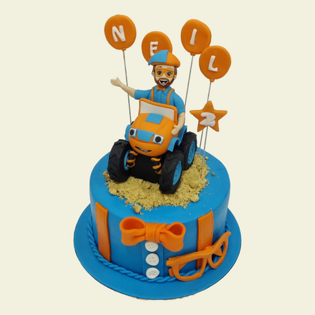 1.5KG CT Blippi Theme Cake - Crave by Leena