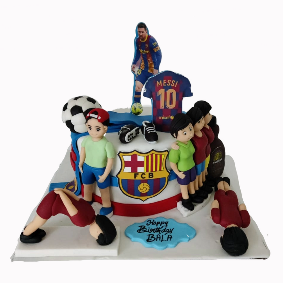 Barcelona FC cake topper, Barza cake topper, soccer cake topper, socce –  Cute Crafts Design