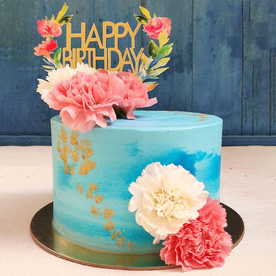 Floral Birthday Cake | Birthday Cake | Designer Cake | Yummy Cake