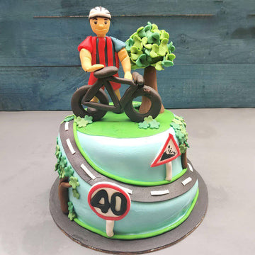 Cycle Birthday Cake | French Bakery Dubai