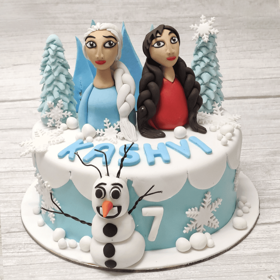 Frozen Theme cake - Edible Perfections