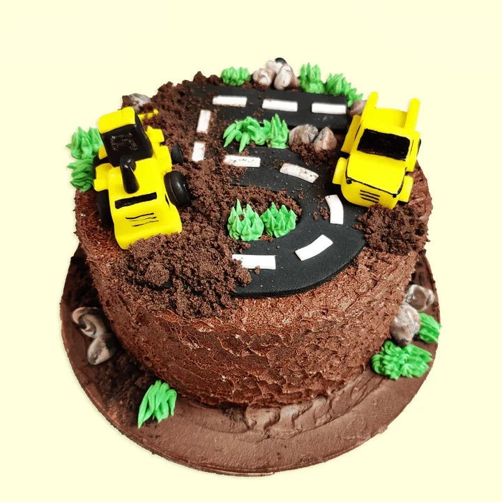 PuPuFly Excavator 3rd Birthday Cake Topper for Engineering Construction  Theme Decoration ,Kids Boy 3 Year Happy Party ââ‚¬â€ 1 (PuPuFlya53214) :  Amazon.in: Toys & Games