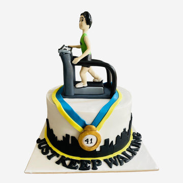 Her Fitness 20th Birthday Cake Delivery in Delhi NCR - ₹2,349.00 Cake  Express
